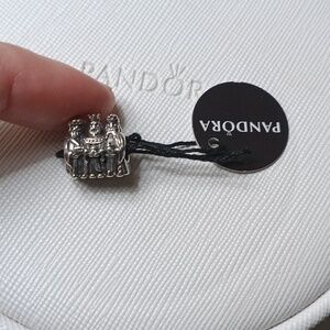 PandoraSilver 14k Vintage We Three Kings Two Tone Charm